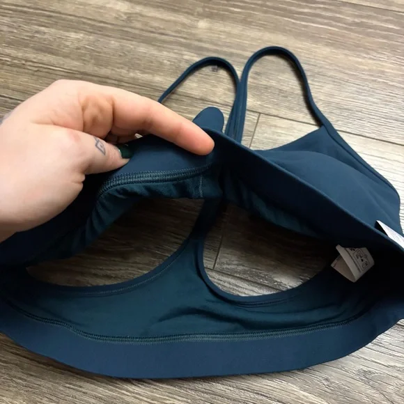 NWT Lululemon Flow Y Bra *Nulu A-C Cups (Indochine Blue) Size 12